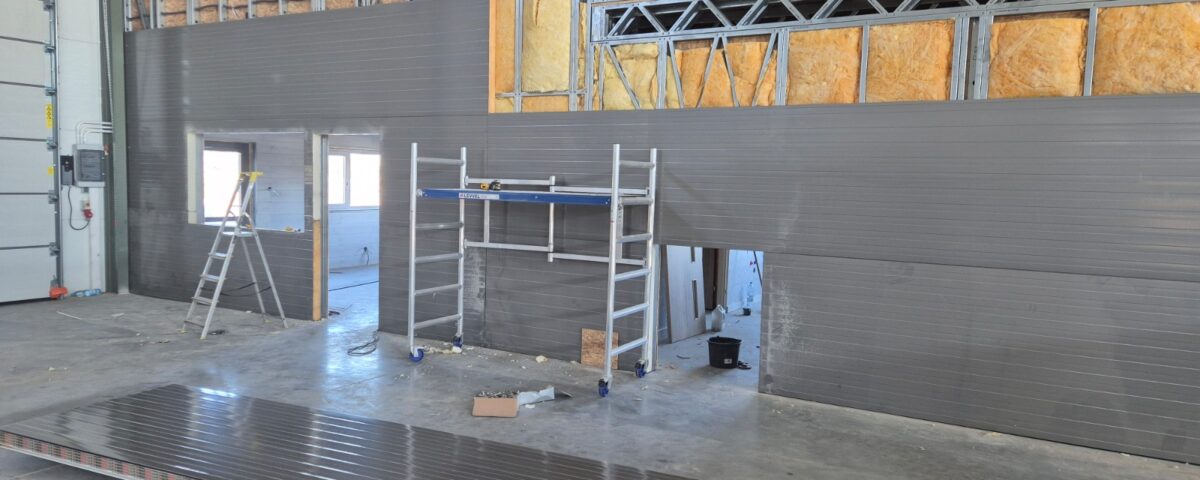 Bureaux intérieur en cours