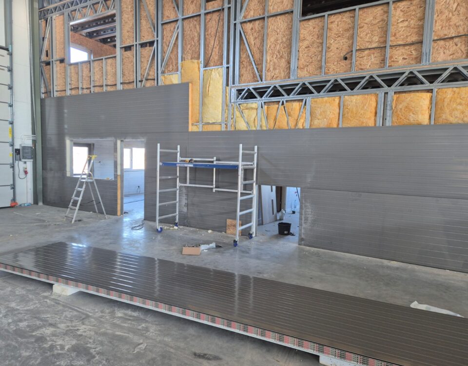 Bureaux intérieur en cours